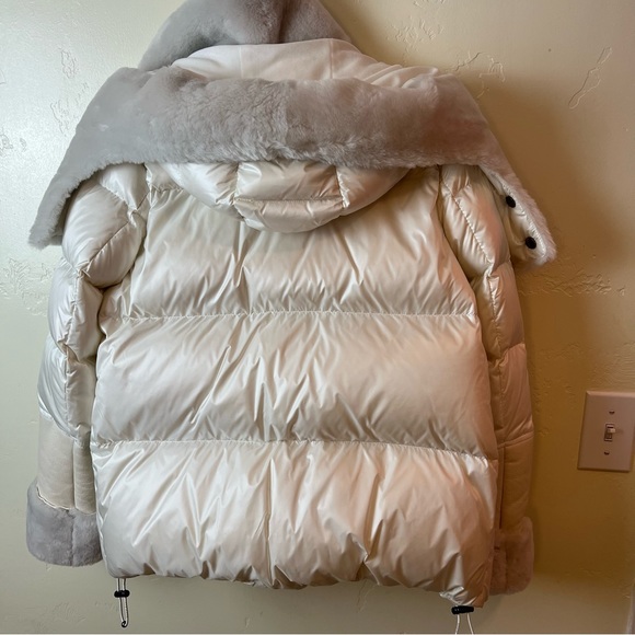 NWT Dawn Levy Phoenix shearling jacket in Chiffon white XS - Picture 12 of 16